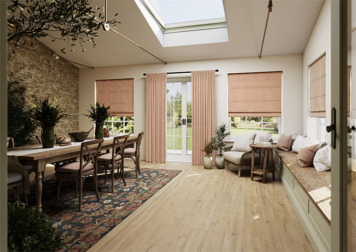 Rolling Hills Velvet, Apricot - Made to Measure Curtains - Image 7